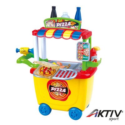 Guruló pizzás kocsi gyurmakészlet