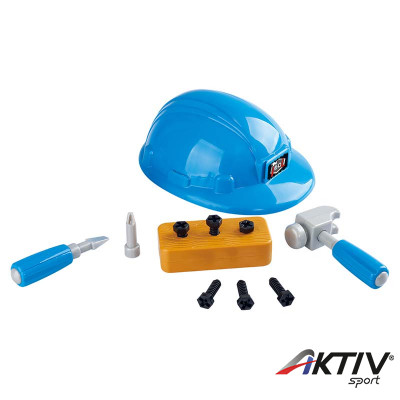 Barkácskészlet sisakban