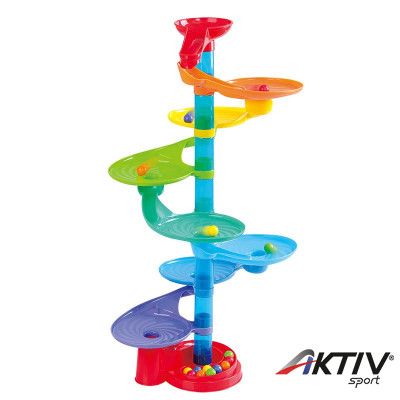 Örvénylő spirál golyópálya