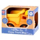 Műanyag dömper játékfigurával