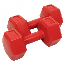 Kézisúlyzó cementes 2x2 kg Fitness Spartan