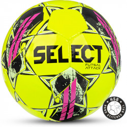 Futsal labda Select Attack v22 sárga Sportszer Select