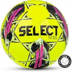 Futsal labda Select Attack v22 sárga Sportszer Select