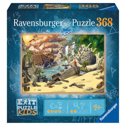 Puzzle Exit Kids Kalózok kincse 368 db Puzzle Ravensburger