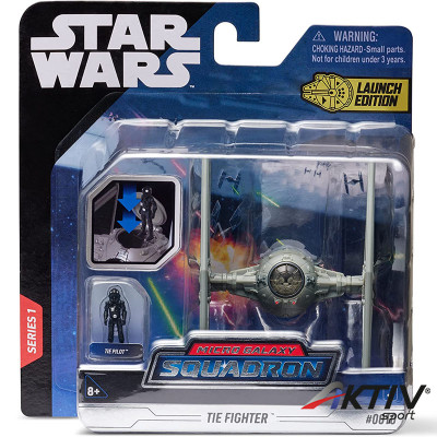Star Wars TIE fighter és pilóta figura 8 cm