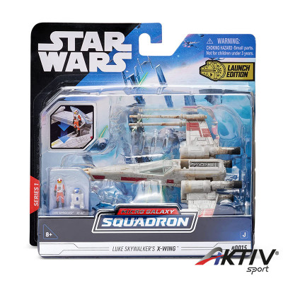 Star Wars Jedi X-Wing Vörös ötös, Luke Skywalker és R2-D2 figura 13 cm