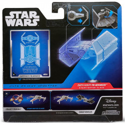 Star Wars TIE Advanced és Darth Vader figura 13 cm
