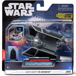 Star Wars TIE Advanced és Darth Vader figura 13 cm Játék Jazwares