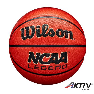 Kosárlabda Wilson NCAA Legend méret: 5 narancs-fekete