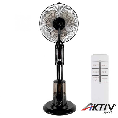 Párásító ventilátor 75 W fekete