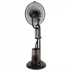 Párásító ventilátor 75 W fekete