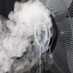 Párásító ventilátor 75 W fekete