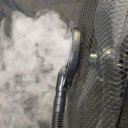 Párásító ventilátor 40 cm 90 W fehér