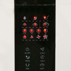 Párásító ventilátor 40 cm 90 W fehér