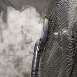 Párásító ventilátor 40 cm 90 W fehér