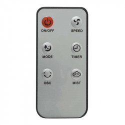 Párásító ventilátor 40 cm 90 W fehér