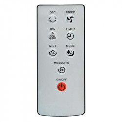 Párásító ventilátor 40 cm 90 W fekete