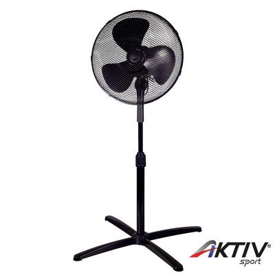 Ventilátor állványos fekete