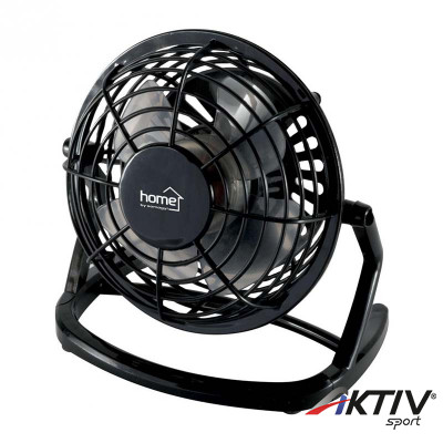 Ventilátor asztali USB 10 cm fekete