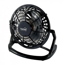 Ventilátor asztali USB 10 cm fekete Asztali ventilátor home by somogyi