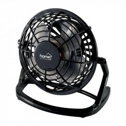 Ventilátor asztali USB 10 cm fekete Asztali ventilátor home by somogyi