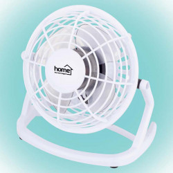 Ventilátor asztali USB 10 cm fehér Asztali ventilátor home by somogyi
