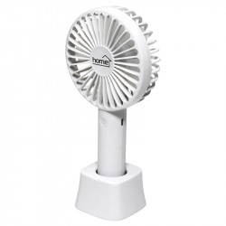 Ventilátor kézi tölthető 9 cm fehér Asztali ventilátor home by somogyi