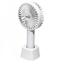 Ventilátor kézi tölthető 9 cm fehér Asztali ventilátor home by somogyi