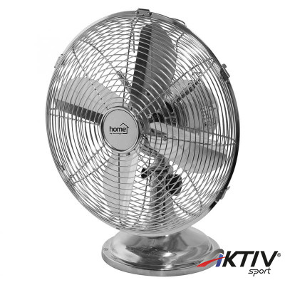 Ventilátor fém asztali 30 cm 50 W fekete