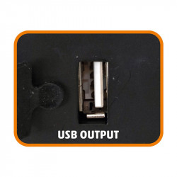 Padlóventilátor akkumulátoros 30 cm 20 W