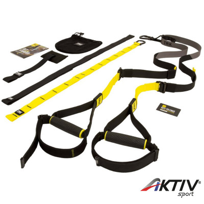 Edzőkötél/heveder TRX PRO4 SYSTEM személyi edzőknek zárható karabinerrel
