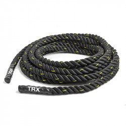 Funkcionális edzőkötél TRX Battle Rope 9 m fekete Fitness TRX