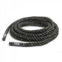Funkcionális edzőkötél TRX Battle Rope 9 m fekete Fitness TRX