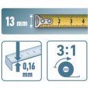 Mérőszalag gumírozott Extol Premium 20 m