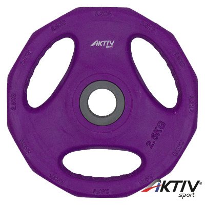 Súlytárcsa Aktivsport 2,5 kg lila