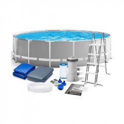 Fémvázas medence szett Intex Prism 457x122 cm Medence Intex