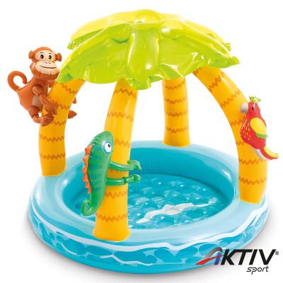 Felfújható gyerekmedence Intex Tropical Island