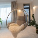 Függőfotel Bubble Typ I átlátszó-arany-szürke