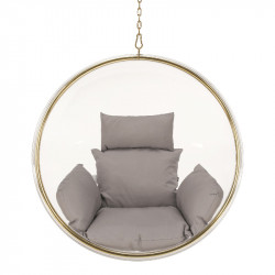 Függőfotel Bubble Typ I átlátszó-arany-szürke