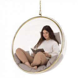 Függőfotel Bubble Typ I átlátszó-arany-szürke