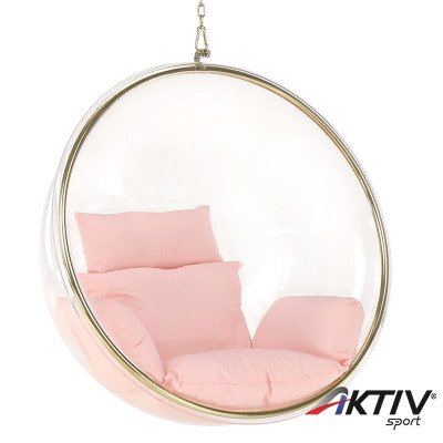 Függőfotel Bubble Typ I átlátszó-arany-rózsaszín