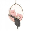 Függőfotel Bubble Typ I átlátszó-arany-rózsaszín