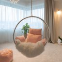 Függőfotel Bubble Typ I átlátszó-arany-rózsaszín