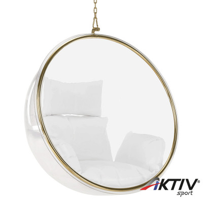 Függőfotel Bubble Typ I átlátszó-arany-fehér