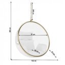 Függőfotel Bubble Typ I átlátszó-arany-fehér