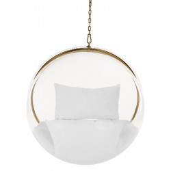 Függőfotel Bubble Typ I átlátszó-arany-fehér