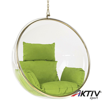 Függőfotel Bubble Typ I átlátszó-arany-zöld