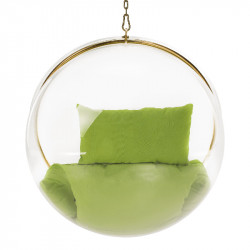 Függőfotel Bubble Typ I átlátszó-arany-zöld