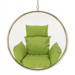 Függőfotel Bubble Typ I átlátszó-arany-zöld