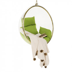 Függőfotel Bubble Typ I átlátszó-arany-zöld